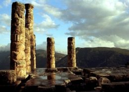 Temple of Apollo at Delphi on a private day trip from Athens
