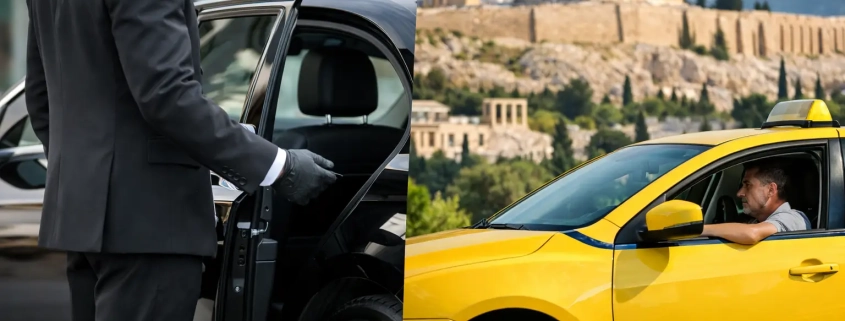 Chauffeur Versus Taxi Service in Athens